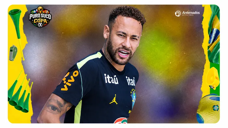 Torcida enlouqueceu com a volta de Neymar. Foto: Rodolfo Buhrer/AGIF.