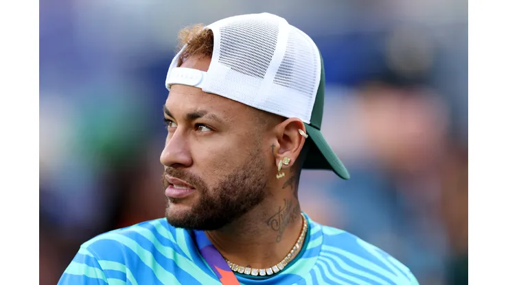 Neymar durante confronto entre Brasil e Marrocos na Copa do Mundo de 2026.