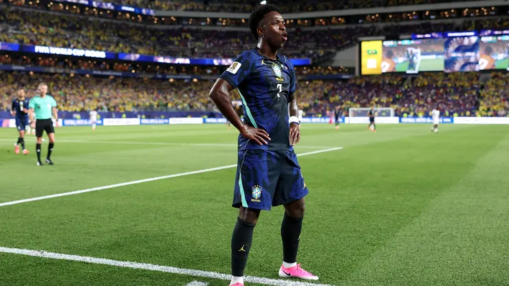 Vini Jr faz história e alcança ídolos do Brasil na Copa - Foto: Dan Mullan/Getty Images