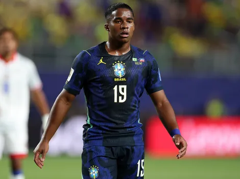 Pai de Endrick se emociona na estreia do filho na Copa