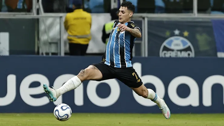 Pavón, jogador do Grêmio. Foto: Roberto Vinicius/AGIF