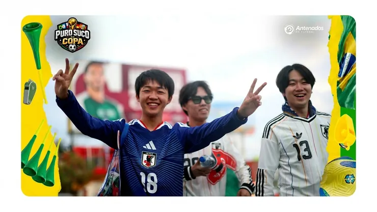 Torcida do Japão faz festa organizada e vira Puro Suco de Copa. Foto: Carl Recine/Getty Images