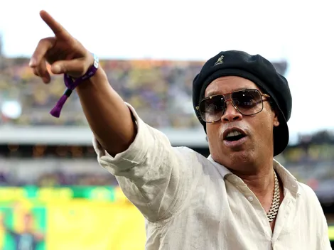 Ronaldinho reúne estrelas em jogo na quadra do US Open