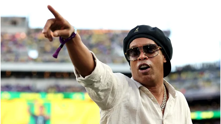 Ronaldinho participa de 'rolê aleatório' em Nova York. Foto: Dan Mullan/Getty Images