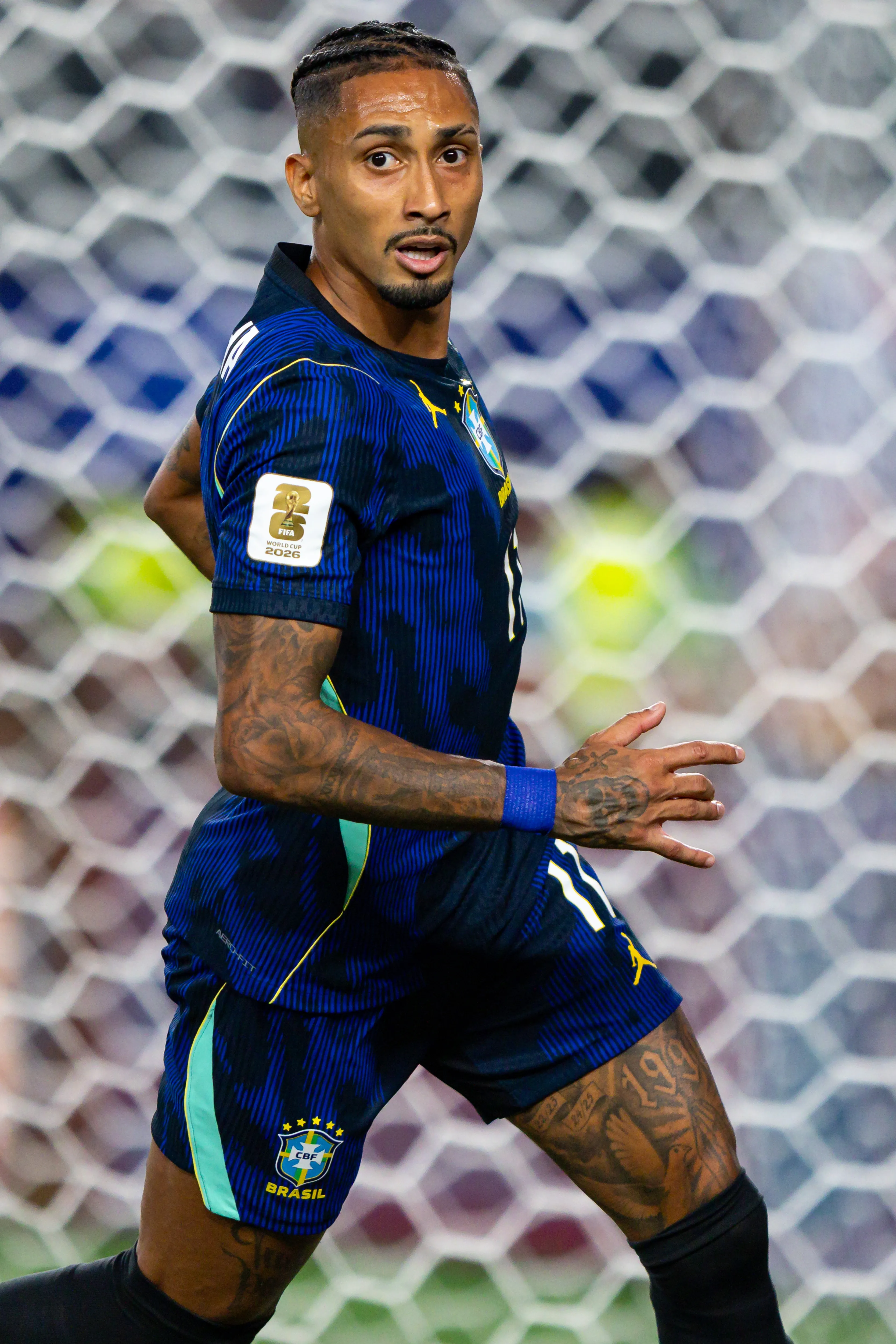 ESTADOS UNIDOS – FILADELFIA – 19/06/2026 – COPA DO MUNDO 2026, BRASIL X HAITI – Raphinha jogador do Brasil durante partida contra o Haiti no estadio Filadelfia pelo campeonato Copa Do Mundo 2026. Foto: Rodolfo Buhrer/AGIF