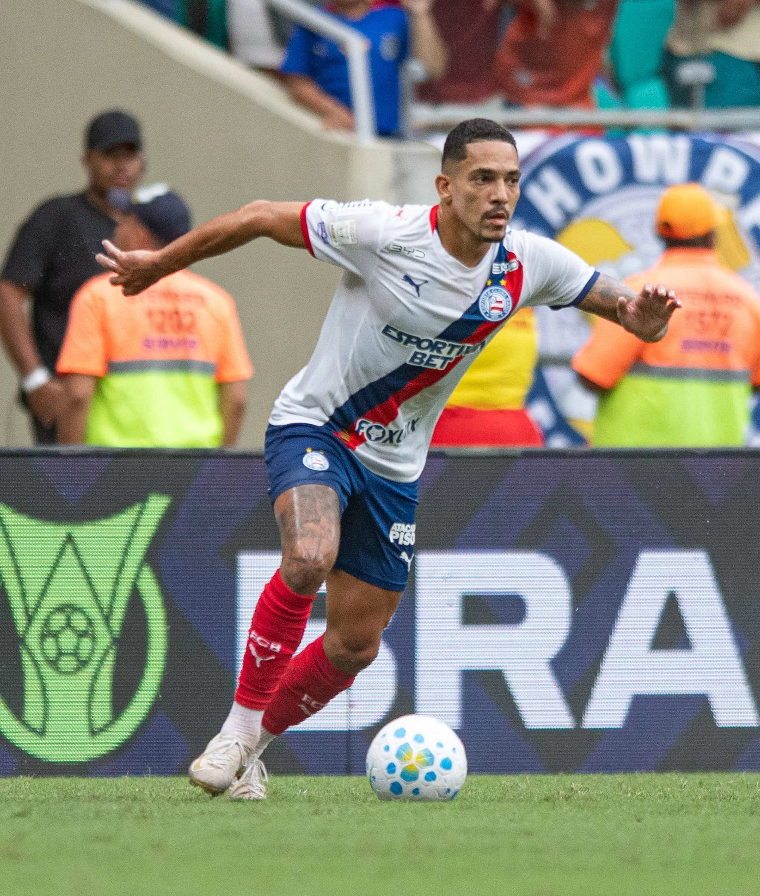 BA – SALVADOR – 17/05/2026 – BRASILEIRO A 2026, BAHIA X GREMIO – Gilberto jogador do Bahia durante partida contra o Gremio no estadio Arena Fonte Nova pelo campeonato Brasileiro A 2026. Foto: Jhony Pinho/AGIF