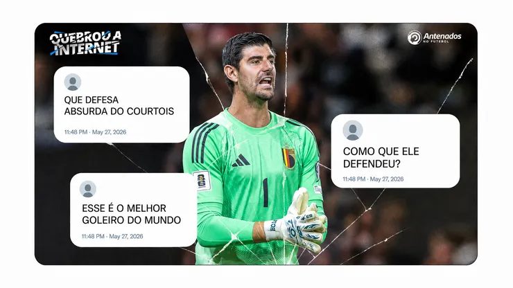 Courtois, goleiro da Bélgica. Foto: Omar Havana/Getty Images