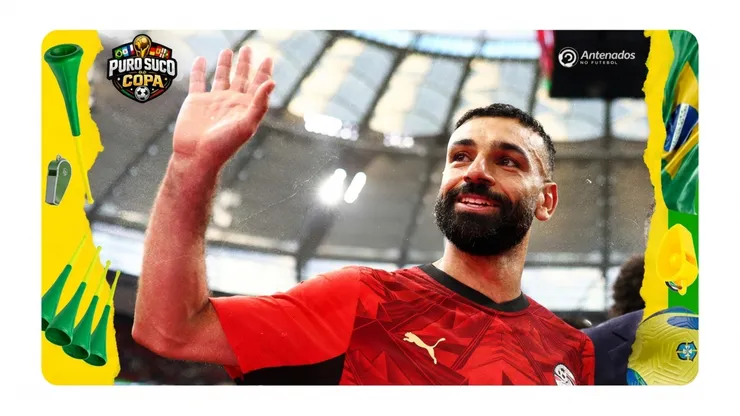 Salah foi comemorar com a torcida do Egito nas ruas de Vancouver. Foto: Fran Santiago/Getty Images