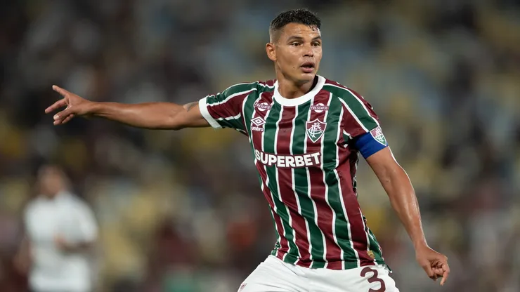 Thiago Silva jogador do Fluminense durante partida contra o Ceará no estádio Maracanã pelo campeonato Brasileiro A 2025. Foto: Jorge Rodrigues/AGIF
