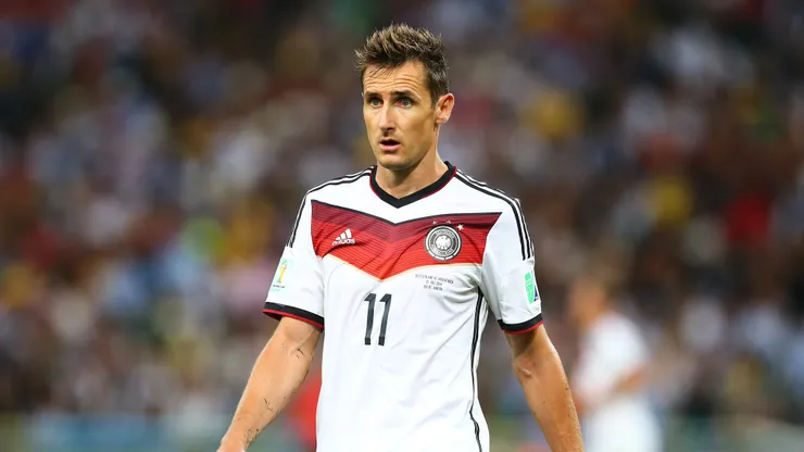 RIO DE JANEIRO, BRAZIL - JULY 13: Miroslav Klose of Germany looks on during the 2014 FIFA World Cup Brazil Final match between Germany and Argentina at Maracana on July 13, 2014 in Rio de Janeiro, Brazil. (Photo by Martin Rose/Getty Images)