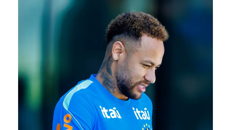 ESTADOS UNIDOS - NOVA JERSEY - 21/06/2026 - SELECAO BRASILEIRA, TREINO - Neymar Jr jogador da Selecao Brasileira durante chegada do time para treino no Centro de Treinamento CT Columbia Park. Foto: Rodolfo Buhrer/AGIF