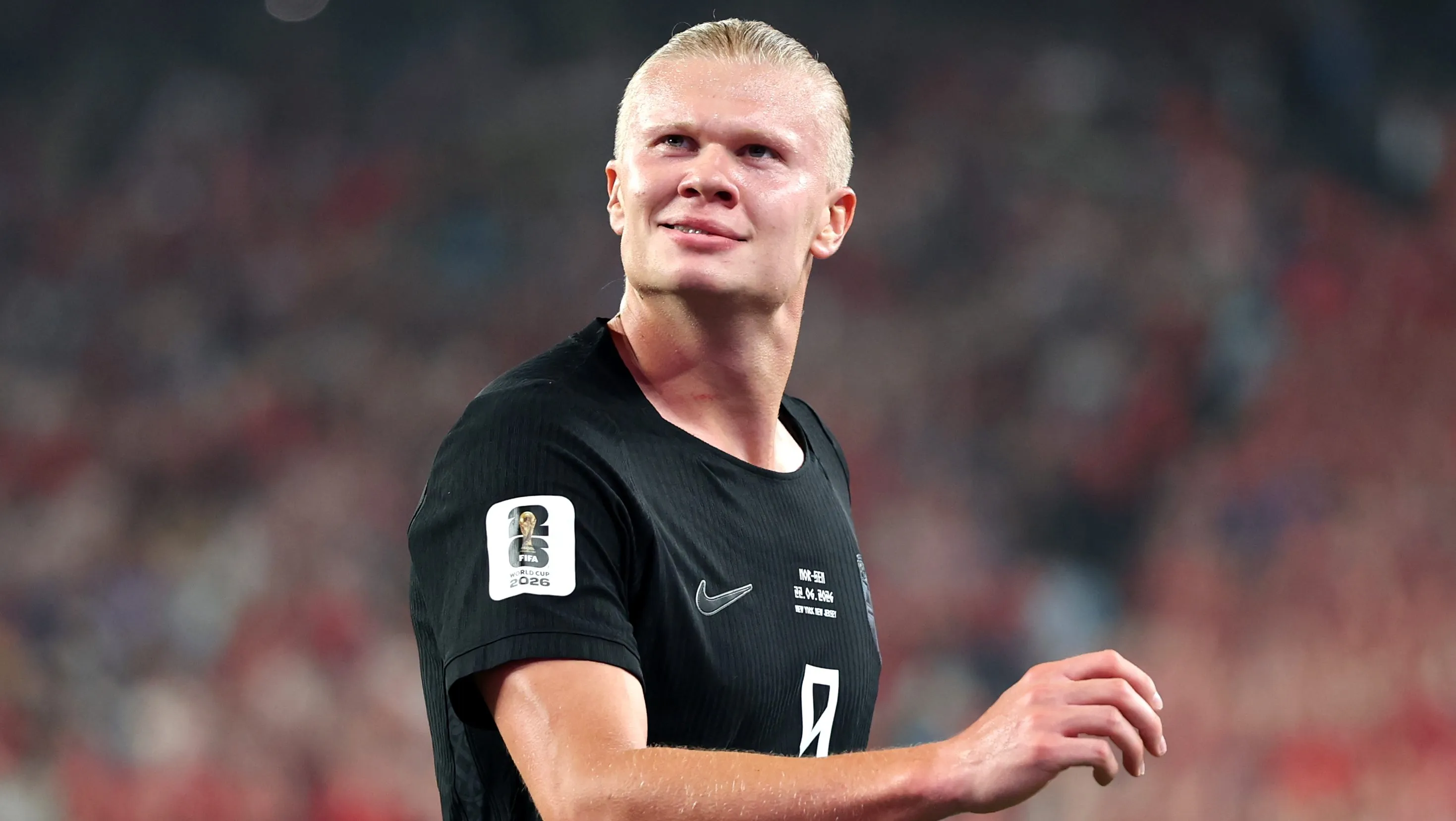 Haaland, centroavante da Noruega. Foto: Al Bello/Getty Images