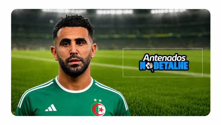 Mahrez, jogador da Argélia