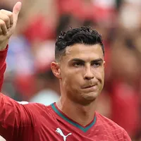 Cristiano Ronaldo para em Nematov, do Uzbequistão, na busca pelo hat-trick