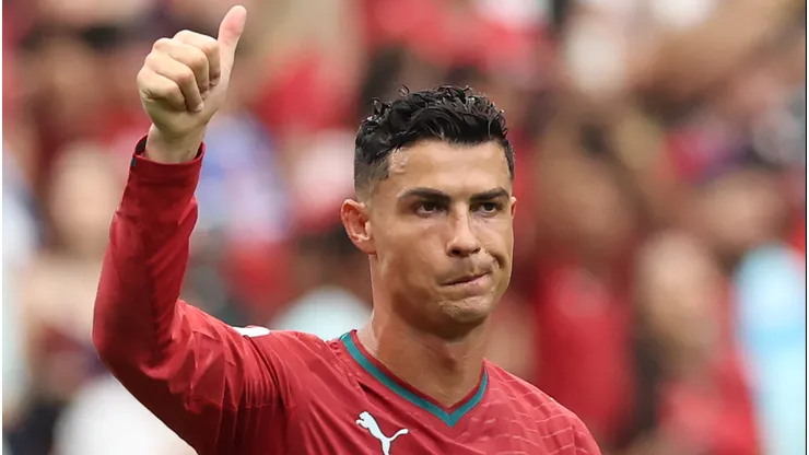 Cristiano Ronaldo durante confronto contra Uzbequistão.