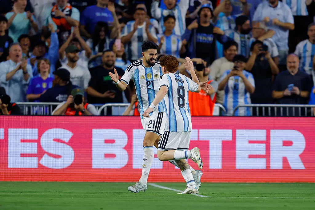 Flaco López disputou amistosos pela Argentina. Foto: Todd Kirkland/Getty Images