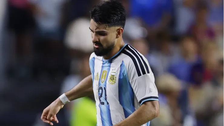 Atacante do Palmeiras ainda não atuou pela Argentina na Copa do Mundo. Foto: Todd Kirkland/Getty Images