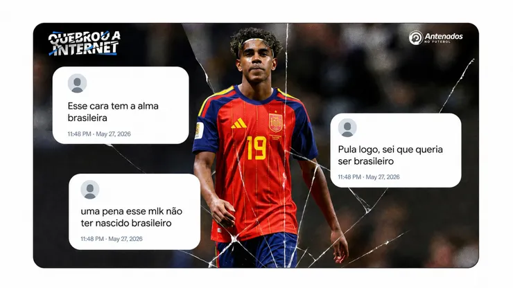Lamine Yamal quebra a internet. Foto: Justin Setterfield/Getty Images