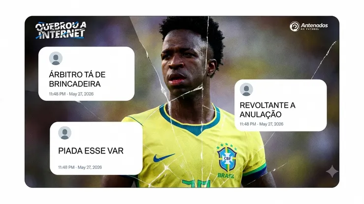 EAST RUTHERFORD, NEW JERSEY - JUNE 13: Vinicius Junior #7 of Brazil looks on during the FIFA World Cup 2026 Group C match between Brazil and Morocco at New York New Jersey Stadium on June 13, 2026 in East Rutherford, New Jersey. (Photo by Dan Mullan/Getty Images)