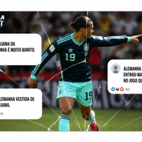 Equador x Alemanha faz web chamar uniforme alemão de 'pijama'