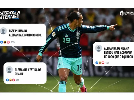 Equador x Alemanha faz web chamar uniforme alemão de 'pijama'