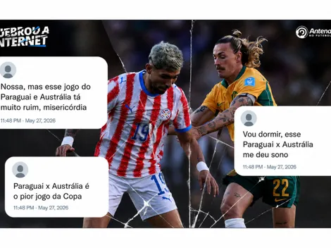 Paraguai x Austrália gera críticas e quebra a internet