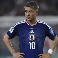 Ritsu Doan celebra confronto com o Brasil na Copa