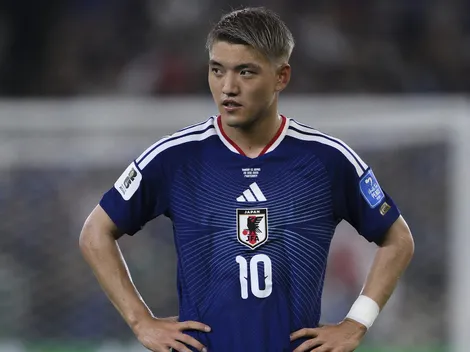 Ritsu Doan celebra confronto com o Brasil na Copa