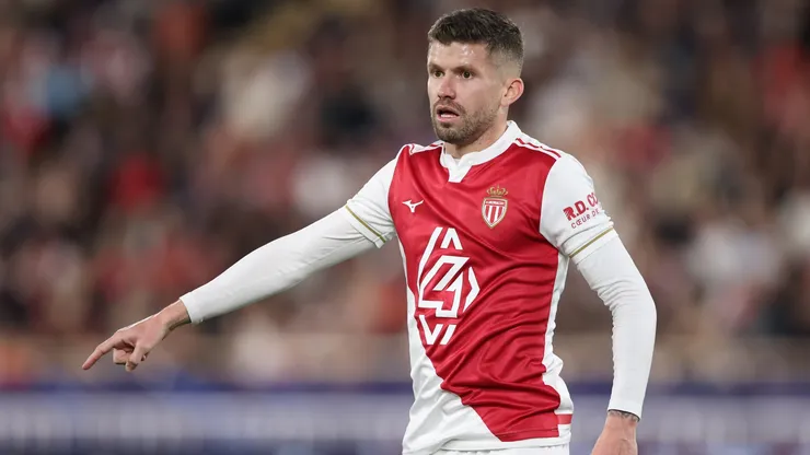 Caio Henrique (AS Monaco) durante partida da UEFA Champions League contra o Tottenham no Estádio Louis II. (Foto: Michael Steele/Getty Images)