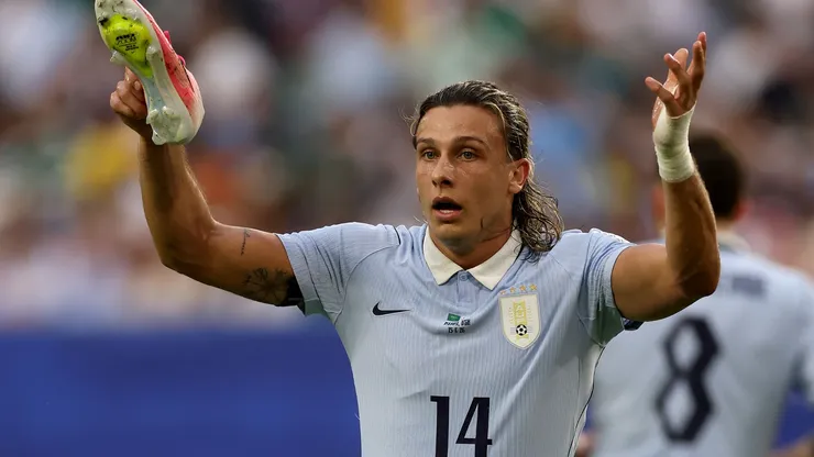 Canobbio, atacante do Fluminense e do Uruguai. Foto: Lars Baron/Getty Images