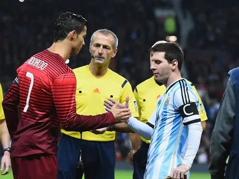 CR7 e Messi ficam em lados opostos na Copa
