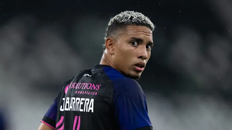 Barrera jogador do Botafogo durante partida contra o Bangu no estadio Engenhao pelo campeonato Carioca 2026. Foto: Jorge Rodrigues/AGIF