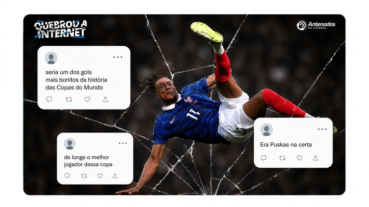 Olise quebra a internet em França x Suécia. Foto: Mattia Ozbot/Getty Images