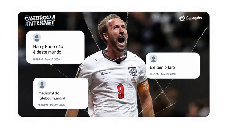 Harry Kane decide e leva Inglaterra às oitavas da Copa do Mundo. Foto: Richard Pelham/Getty Images