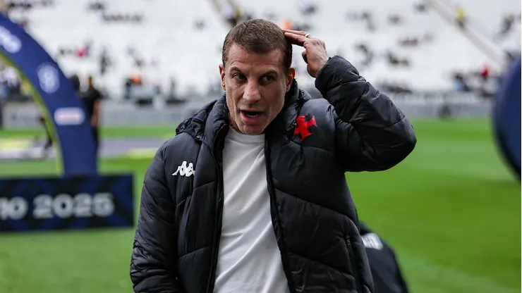 Pedrinho presidente do Vasco antes da partida contra o Corinthians no estadio Arena Corinthians pelo campeonato Brasileiro A 2025. Foto: Fabio Giannelli/AGIF