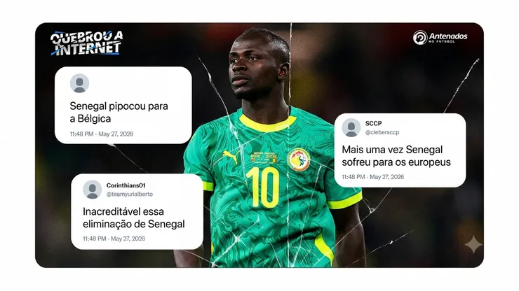Web detona Senegal após eliminação de virada para a Bélgica: "pipocaram"