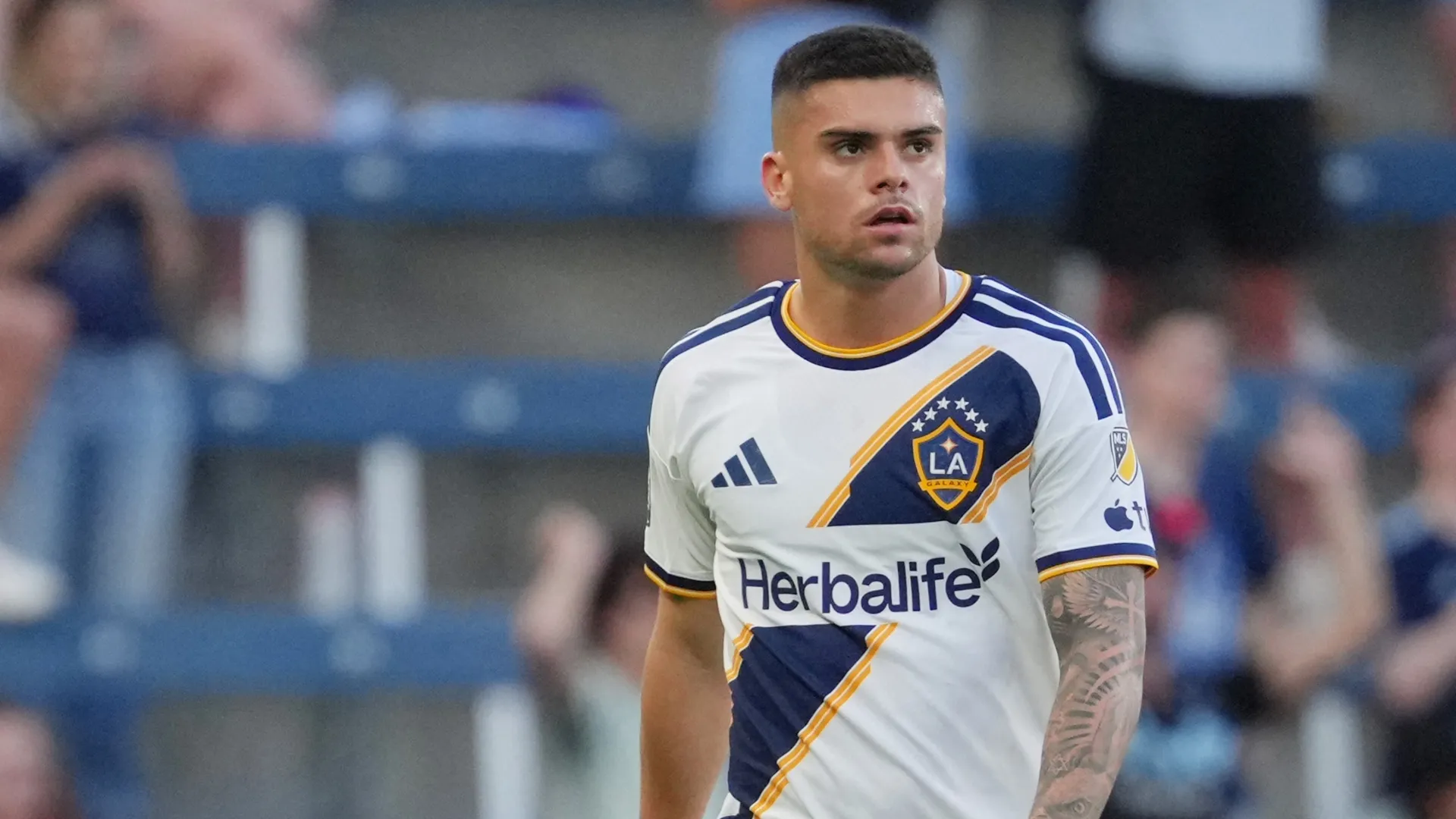 Gabriel Pec durante partida contra o Sporting Kansas City. (Foto: Ed Zurga/Getty Images)