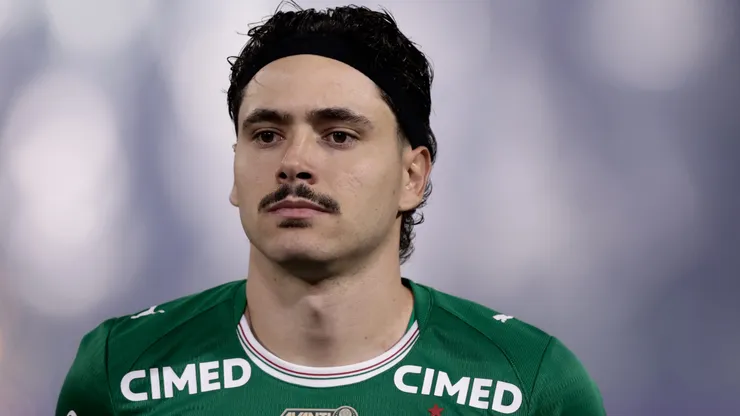 Mauricio jogador do Palmeiras durante partida contra o Novorizontino no estadio Arena Barueri pelo campeonato Paulista 2026.