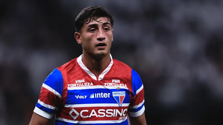 Herrera jogador do Fortaleza durante partida contra o Corinthians no estádio Arena Corinthians pelo campeonato Brasileiro A 2025. Foto: Ettore Chiereguini/AGIF