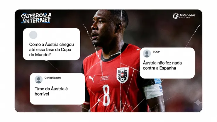 Web detona Áustria após eliminação para a Espanha: "como chegaram lá?"