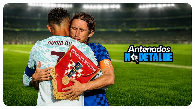 Abraço de Cristiano em Modric viralizou nas redes - Foto: Dan Mullan/Getty Images.