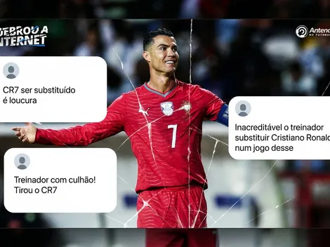 Web vai à loucura após substituição de Cristiano Ronaldo e classificação de Portugal