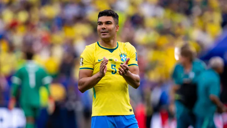 ESTADOS UNIDOS - HOUSTON - 29/06/2026 - COPA DO MUNDO 2026, BRASIL X JAPAO - Casemiro jogador do Brasil comemora vitoria apos a partida contra o Japao no estadio NRG Stadium pelo campeonato Copa Do Mundo 2026. Foto: Rodolfo Buhrer/AGIF