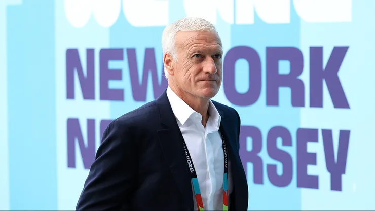 EAST RUTHERFORD, NEW JERSEY - JUNE 30: Didier Deschamps, Head Coach of France, arrives before the FIFA World Cup 2026 Round Of 32 match between France and Sweden at New York New Jersey Stadium on June 30, 2026 in East Rutherford, New Jersey. (Photo by Buda Mendes/Getty Images)