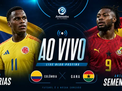 Colômbia x Gana - AO VIVO - Tempo real do jogo válido pela Copa do Mundo