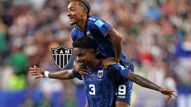 Diney Borges #3 e Dailon Livramento #19 (Cabo Verde) comemoram após empate por 0 a 0 contra a Arábia Saudita na Copa 2026 (Foto: Francois Nel/Getty Images)