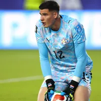 Orlando Gill lamenta pênalti após queda do Paraguai
