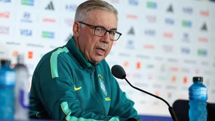 Ancelotti, técnico da Seleção Brasileira. Foto: Jack Gorman/Getty Images