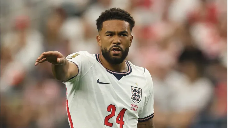 ARLINGTON, TEXAS - JUNE 17: Reece James #24 of England during the FIFA World Cup 2026 Group L match between England and Croatia at Dallas Stadium on June 17, 2026 in Dallas, United States. (Photo by Richard Pelham/Getty Images)