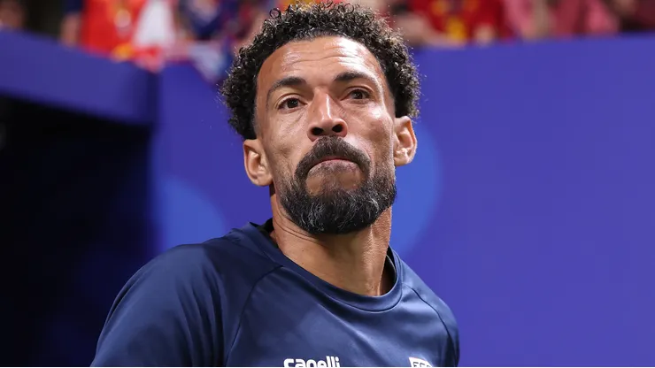 Vozinha durante confronto entre Espanha e Cabo Verde na Copa do Mundo de 2026.